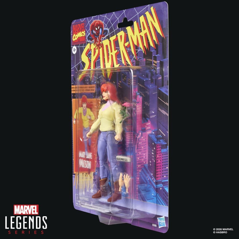 🧪 LAB | PREORDINE+ 03/2027 Spider-Man Marvel Legends Action Figure Mary Jane Watson 15 cm