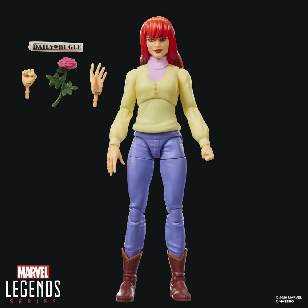 🧪 LAB | PREORDINE+ 03/2027 Spider-Man Marvel Legends Action Figure Mary Jane Watson 15 cm