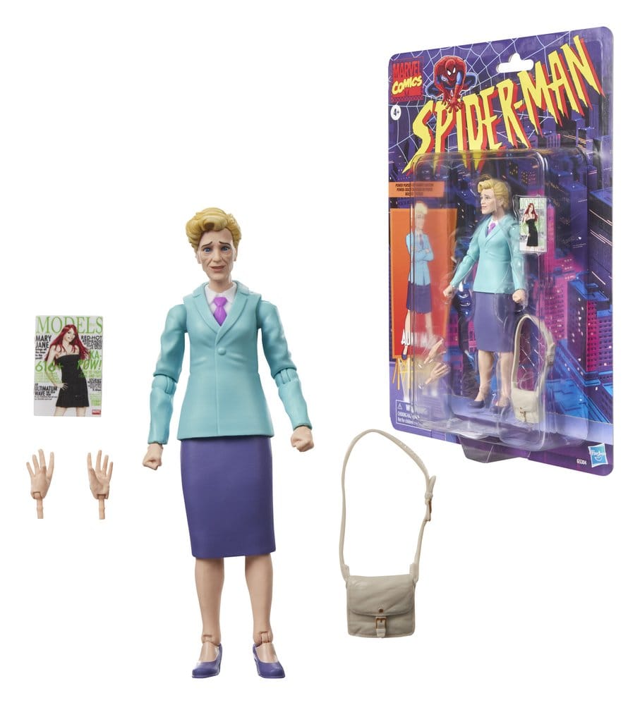 🧪 LAB | PREORDINE+ 03/2027 Spider-Man Marvel Legends Action Figure Aunt May 15 cm