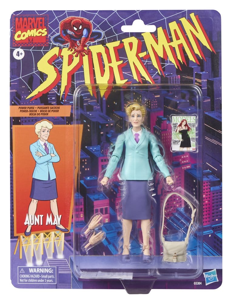 🧪 LAB | PREORDINE+ 03/2027 Spider-Man Marvel Legends Action Figure Aunt May 15 cm