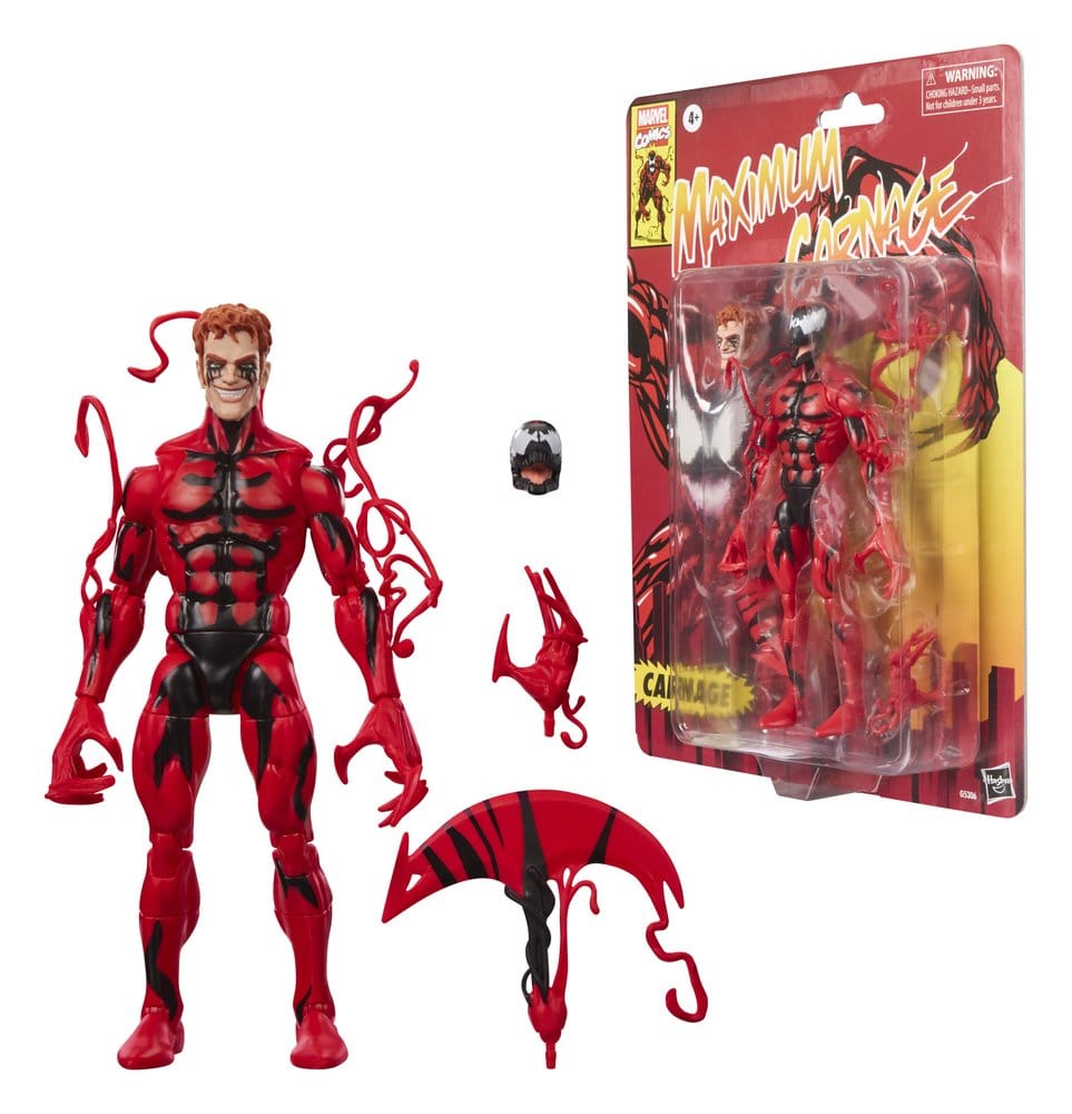 🧪 LAB | PREORDINE+ 03/2027 Maximum Carnage Marvel Legends Action Figure Carnage 15 cm