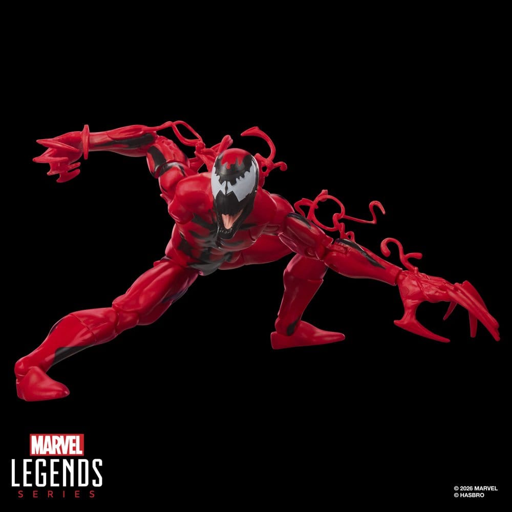 🧪 LAB | PREORDINE+ 03/2027 Maximum Carnage Marvel Legends Action Figure Carnage 15 cm