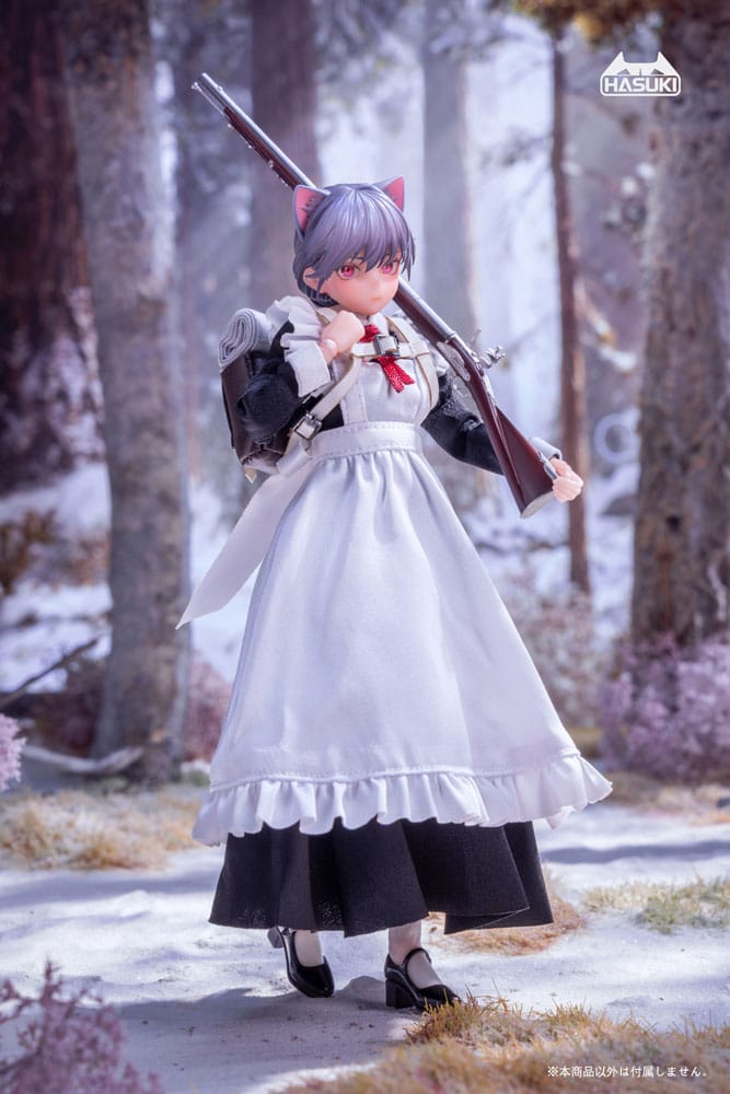 PREORDINE+ 01/2026 Pocket Art Action Action Figure 1/12 PA010 Maid Gunner FKEY 15 cm