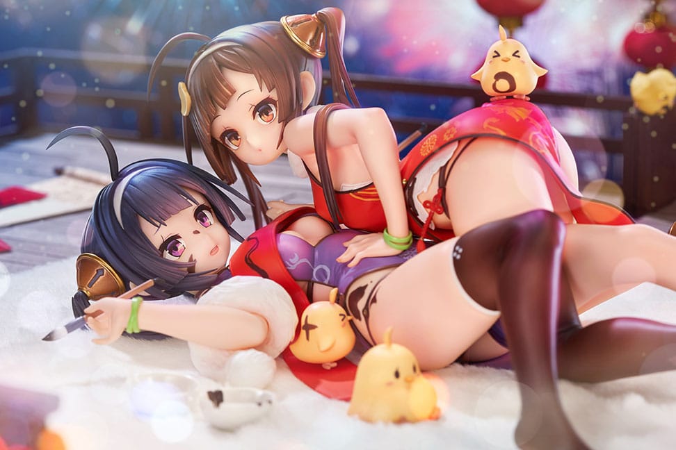 PREORDINE+ CHIUSO 02/2025 Azur Lane PVC Statue 1/7 Ping Hai & Ning Hai 12 cm