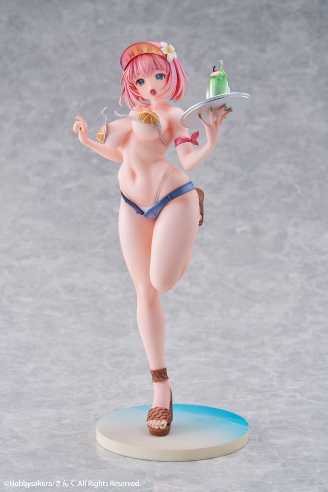 SU ORDINAZIONE Original IllustrationPVC Statue 1/7 Summer Waiter illustration by Kink Limited Edition 25 cm *PREZZO SPECIALE* ESAURITO