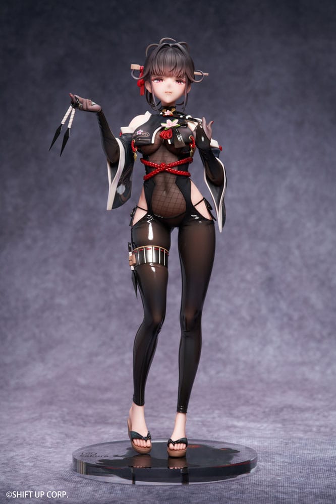 PREORDINE CHIUSO 07/2025 Goddess of Victory: Nikke Statue 1/7 Sakura Midnight Stealth 25 cm (PREORDINE NON CANCELLABILE)