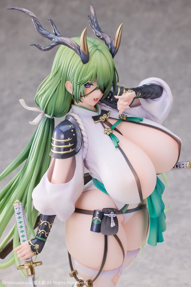 PREORDINE 09/2025 Original Character Statue 1/6 Dokuganryu-chan Illustrated by Mataro Deluxe Edition 30 cm (PREORDINE NON CANCELLABILE)