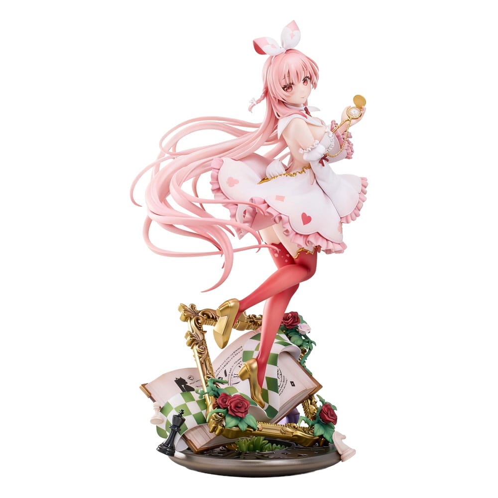PREORDINE+ 11/2026 (NON CANCELLABILE) Original Character PVC Statue 1/7 White Rabbit Rosu Wonderland Ver. Illustrated by Rosuuri Deluxe Edition 29 cm