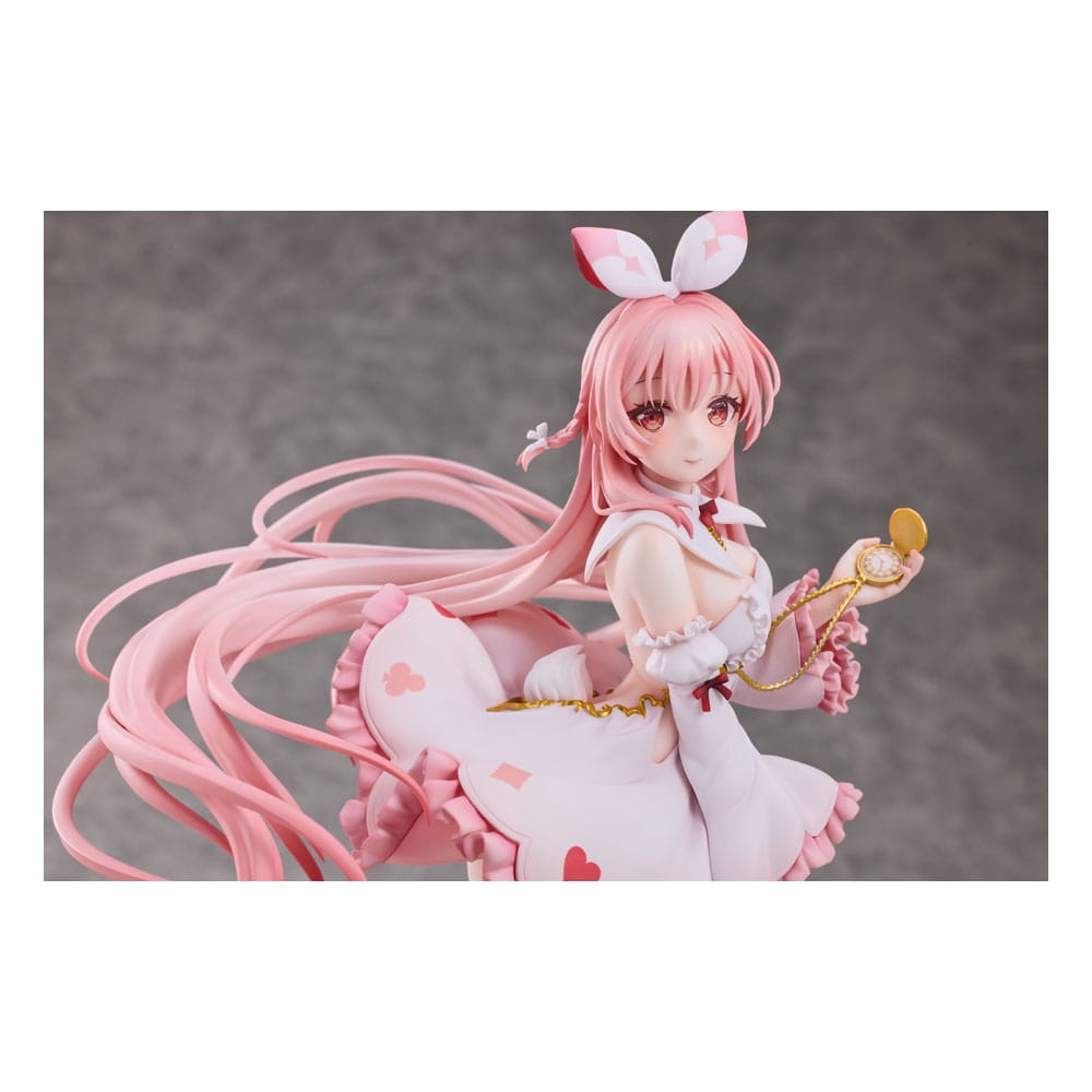 PREORDINE+ 11/2026 (NON CANCELLABILE) Original Character PVC Statue 1/7 White Rabbit Rosu Wonderland Ver. Illustrated by Rosuuri Deluxe Edition 29 cm