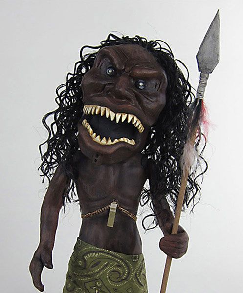🧪 LAB | SU ORDINAZIONE Trilogy of Terror Statue Zuni Warrior 38 cm