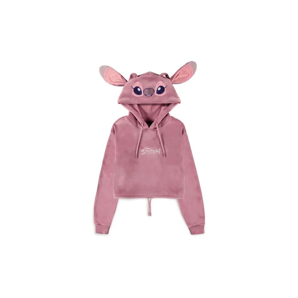 SU ORDINAZIONE Lilo & Stitch Cropped Hooded Sweater Angel Size L *PREZZO SPECIALE*