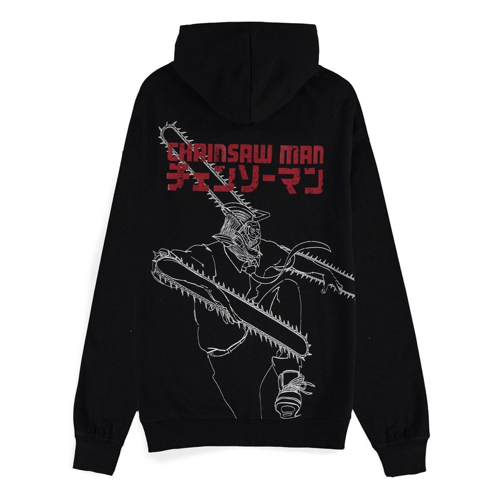 SU ORDINAZIONE Chainsaw Man Zipper Hoodie Chainsaw Devil Size XL