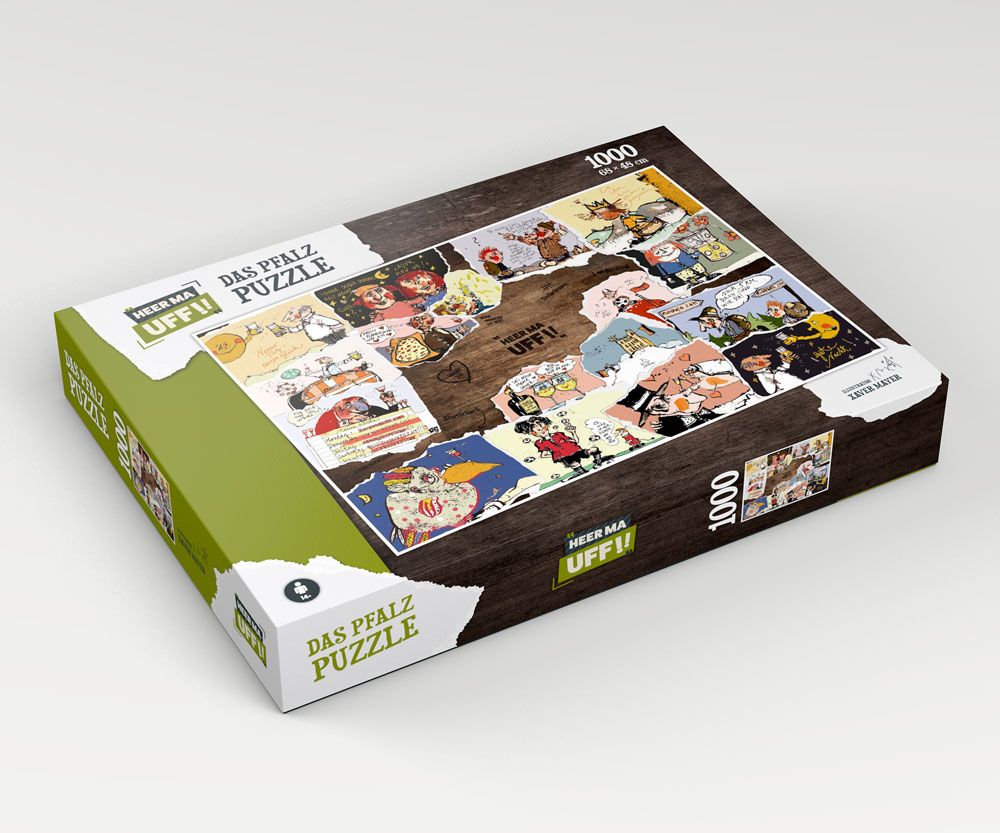 SU ORDINAZIONE Heer Ma Uff!! - Das Pfalzpuzzle - Jigsaw Puzzle (1000 pieces) *PREZZO SPECIALE*