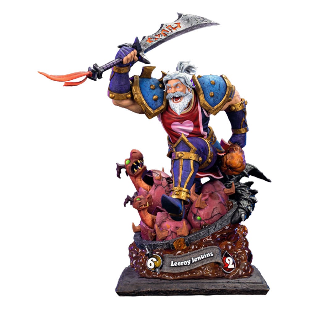 PREORDINE CHIUSO 10/2025 Hearthstone Statue 1/10 Leeroy Jenkins 25 cm (PREORDINE NON CANCELLABILE)