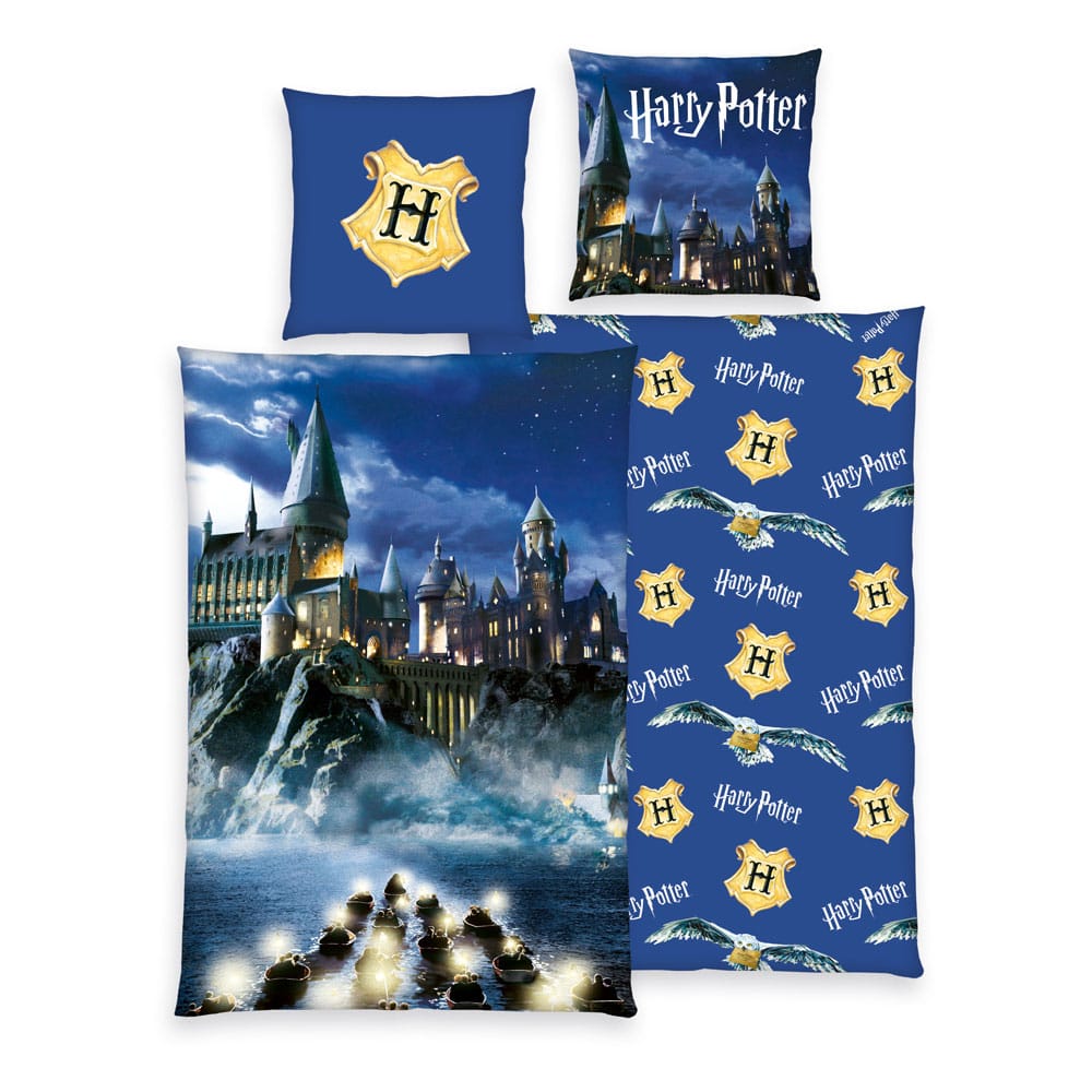 AUF BESTELLUNG Harry Potter Bettwäsche-Set Blau 135 x 200 cm / 80 x 80 cm AUSVERKAUFT