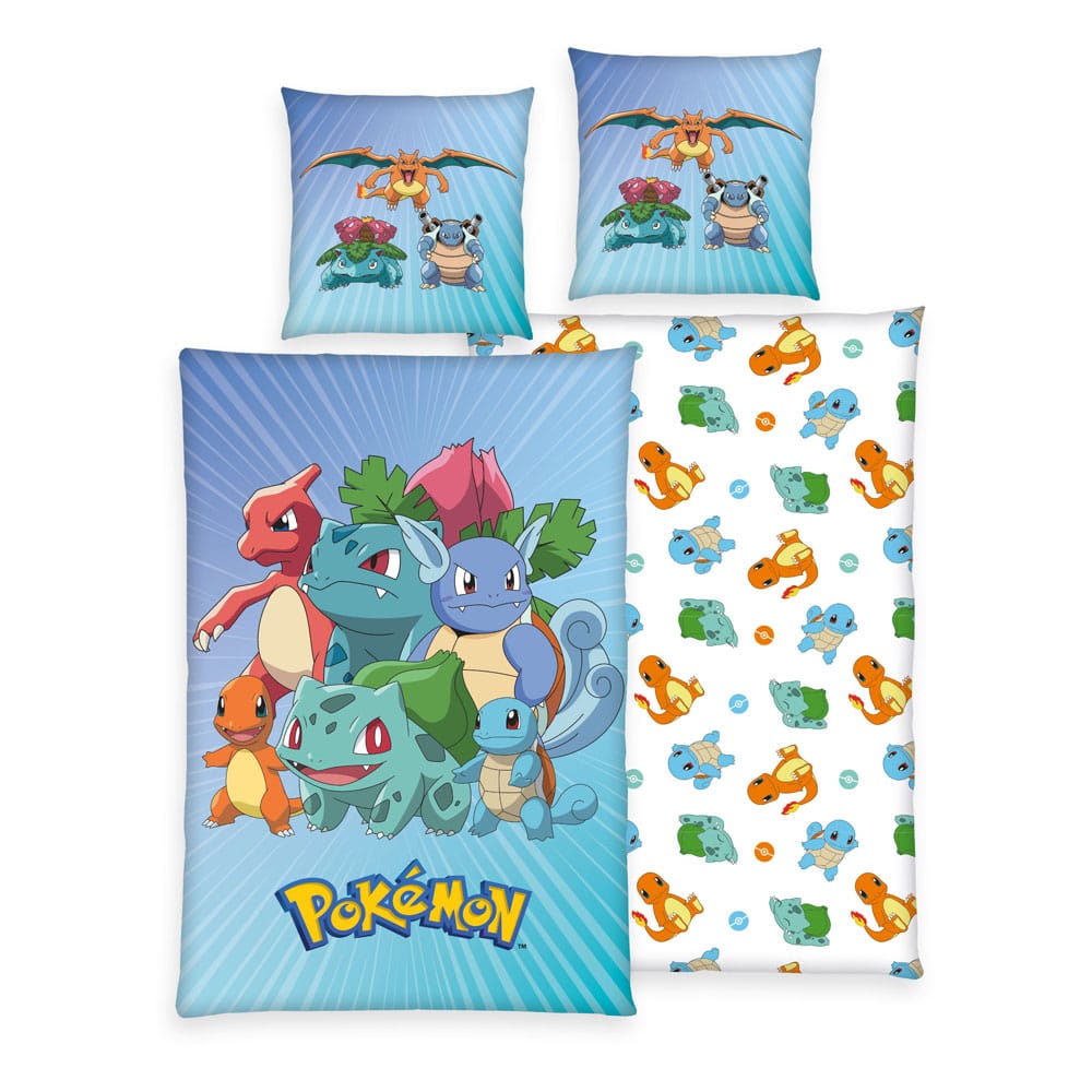 AUF BESTELLUNG Pokemon Bettwäsche-Set Gruppe B 135 x 200 cm / 80 x 80 cm
