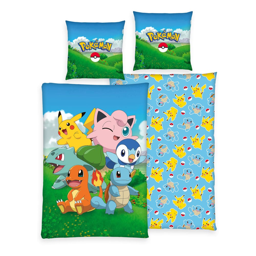 AUF BESTELLUNG Pokemon Bettwäsche-Set Gruppe A 135 x 200 cm / 80 x 80 cm