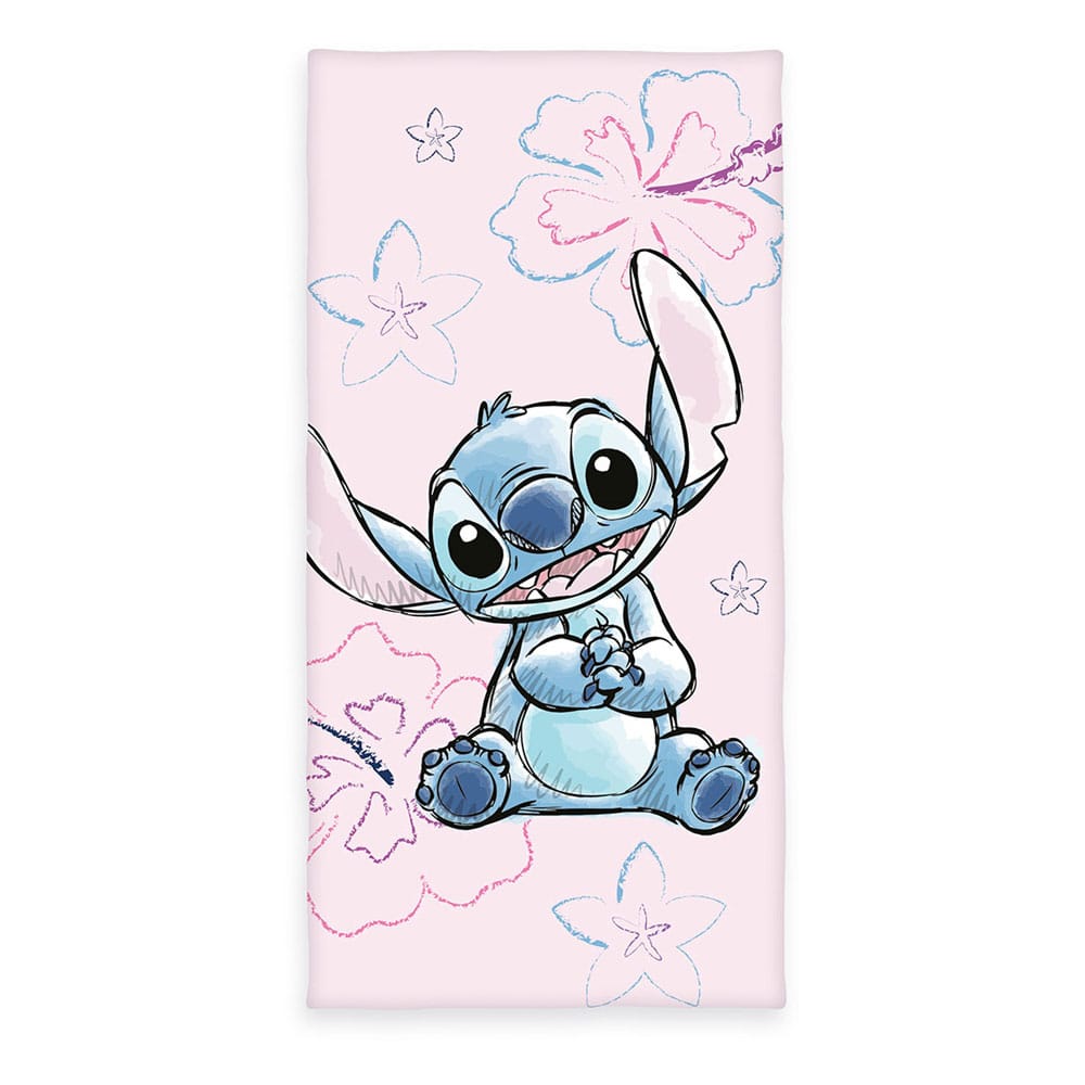 Lilo & Stitch Velourshandtuch, 75 x 150 cm, auf Bestellung gefertigt