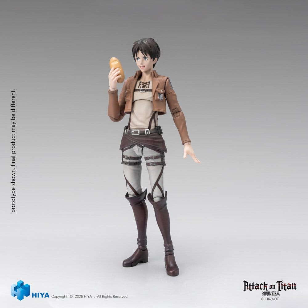 🧪 LAB | PREORDINE+ 03/2028 Attack on Titan Exquisite Basic Series Action Figure 1/12 Eren Yeager 15 cm