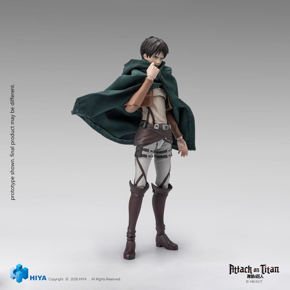 🧪 LAB | PREORDINE+ 03/2028 Attack on Titan Exquisite Basic Series Action Figure 1/12 Eren Yeager 15 cm