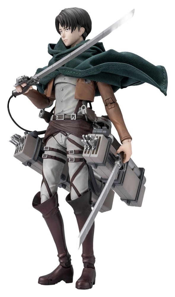 🧪 LAB | PREORDINE+ 03/2028 Attack on Titan Exquisite Basic Series Action Figure 1/12 Levi Ackerman 15 cm