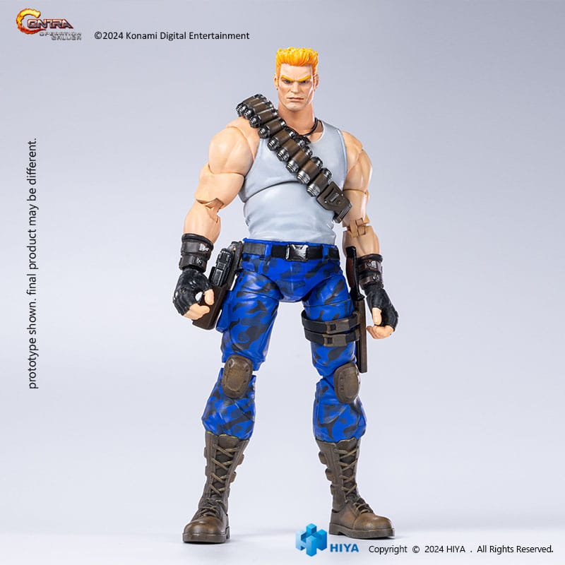 🧪 LAB | SU ORDINAZIONE Contra: Operation Galuga Exquisite Basic Action Figure Bill Rizer 16 cm