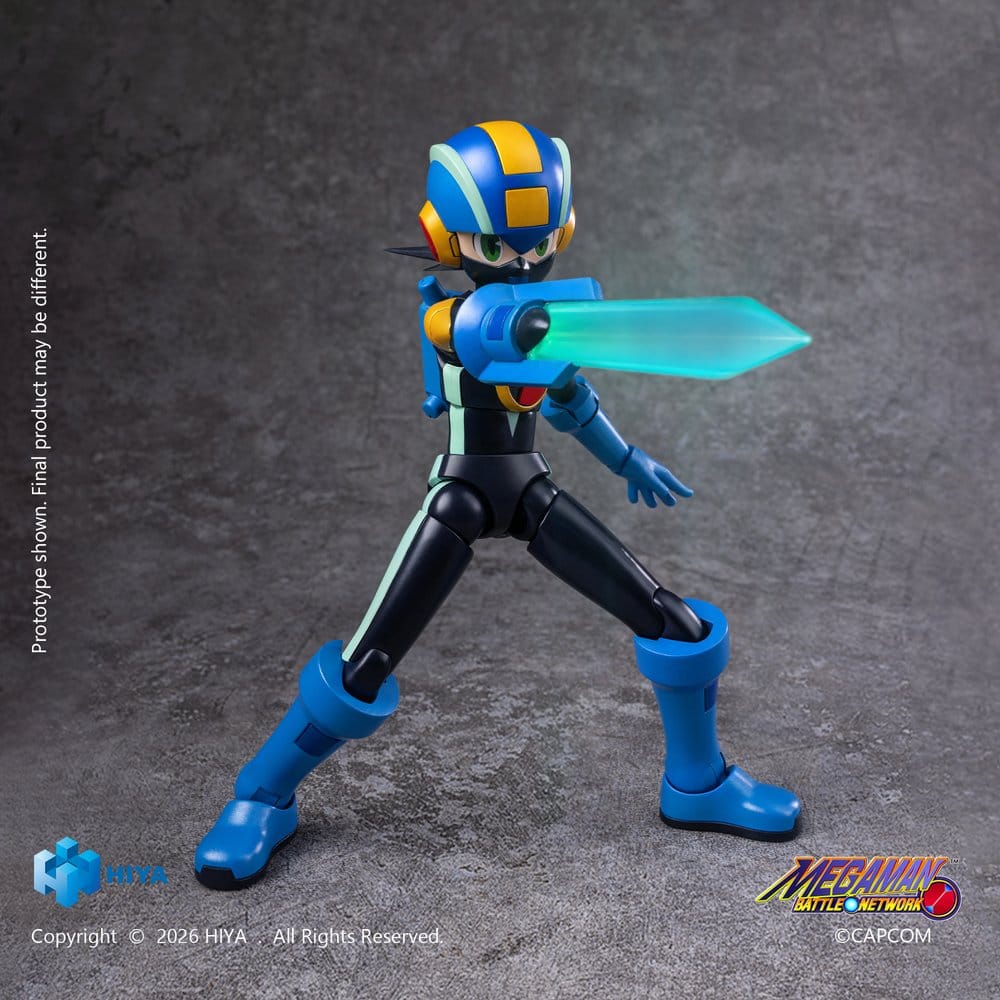 🧪 LAB | PREORDINE+ 03/2028 Mega Man Exquisite Basic Series Action Figure MegaMan.EXE 13 cm