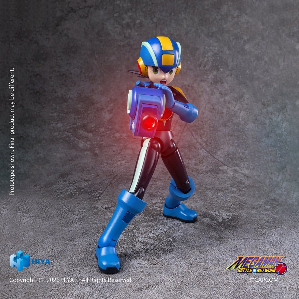 🧪 LAB | PREORDINE+ 03/2028 Mega Man Exquisite Basic Series Action Figure MegaMan.EXE 13 cm