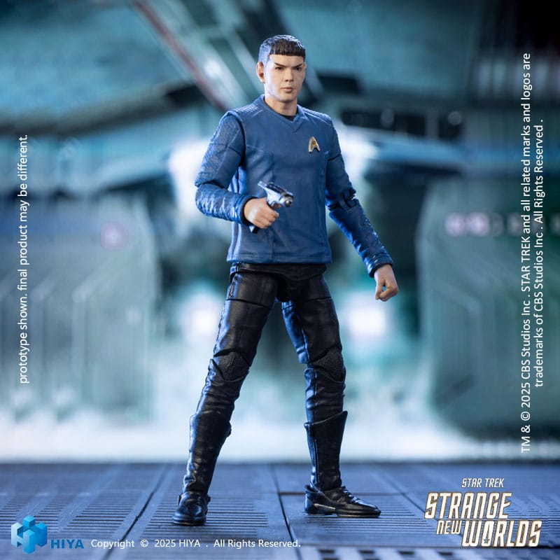 🧪 LAB | SU ORDINAZIONE Star Trek Strange New Worlds Exquisite Mini Series Actionfigur 1/18 Spock 11 cm