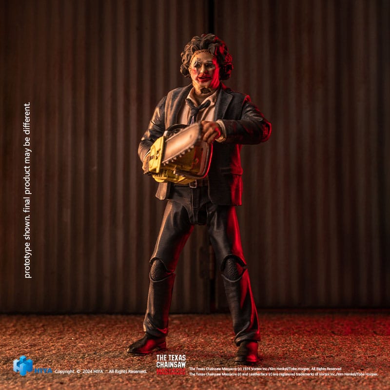 🧪 LAB | SU ORDINAZIONE Texas Chainsaw Massacre (1974) Exquisite Mini Action Figure 1/18 Pretty Woman Mask 11 cm