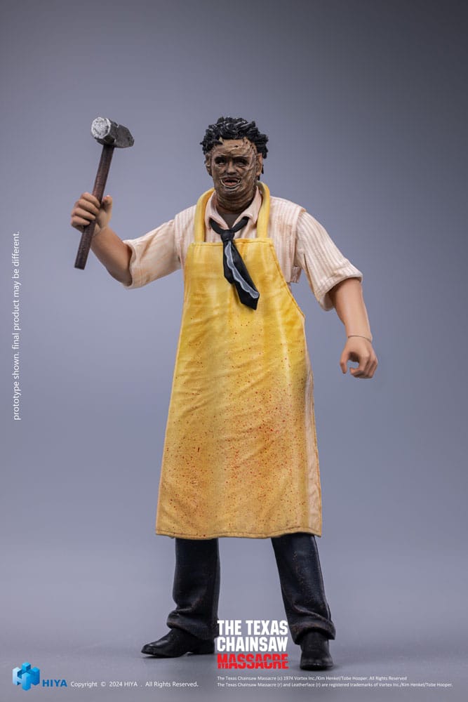 🧪 LAB | SU ORDINAZIONE Texas Chainsaw Massacre (1974) Exquisite Mini Action Figure 1/18 LeatherFace - Killing Mask Standard Ver. 11 cm