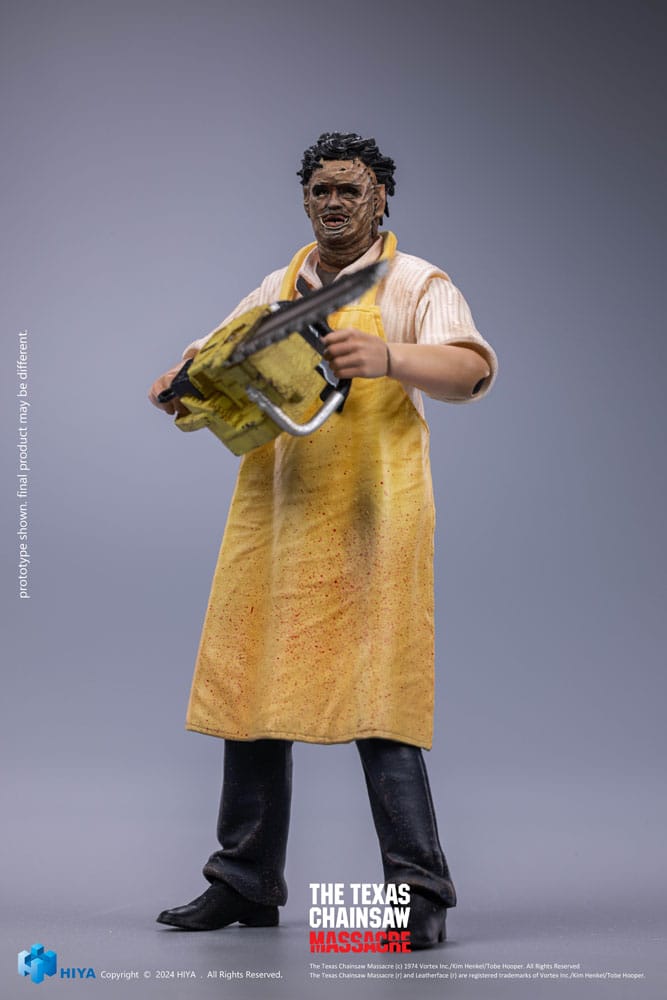 🧪 LAB | SU ORDINAZIONE Texas Chainsaw Massacre (1974) Exquisite Mini Action Figure 1/18 LeatherFace - Killing Mask Standard Ver. 11 cm