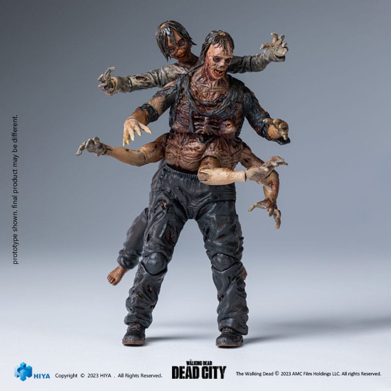 SU ORDINAZIONE The Walking Dead Exquisite Mini Action Figure 1/18 Dead City Walker King 11 cm