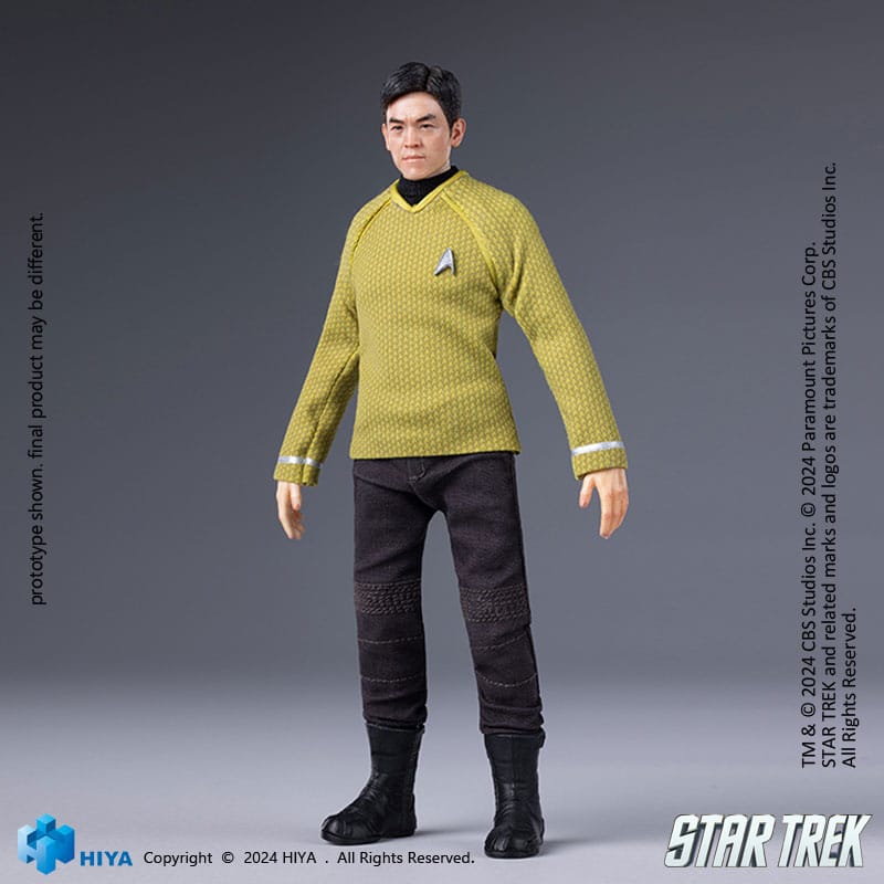 SU ORDINAZIONE Star Trek 2009 Exquisite Super Series Actionfigur 1/12 Sulu 16 cm