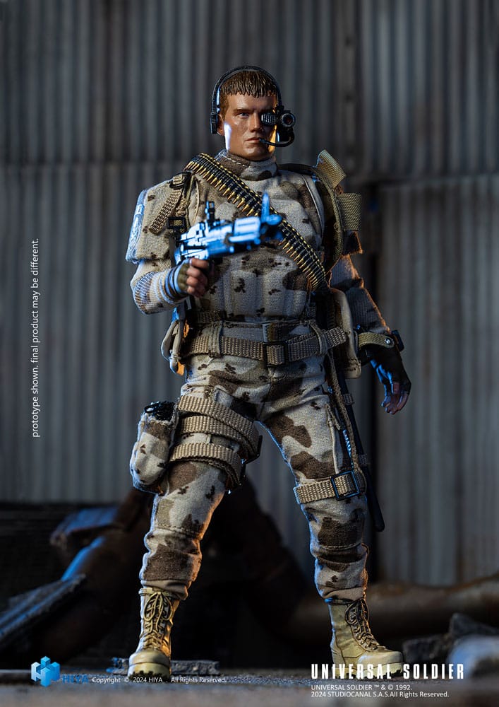 🧪 LAB | SU ORDINAZIONE Universal Soldier Exquisite Super Series Actionfigur 1/12 Andrew Scott 16 cm