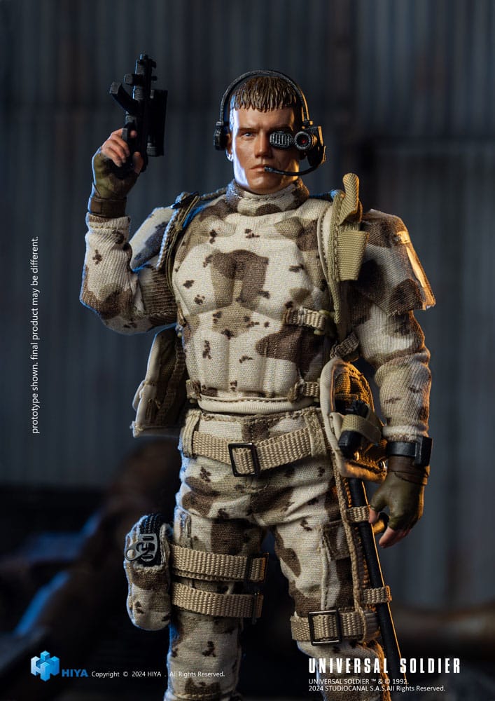 🧪 LAB | SU ORDINAZIONE Universal Soldier Exquisite Super Series Actionfigur 1/12 Andrew Scott 16 cm