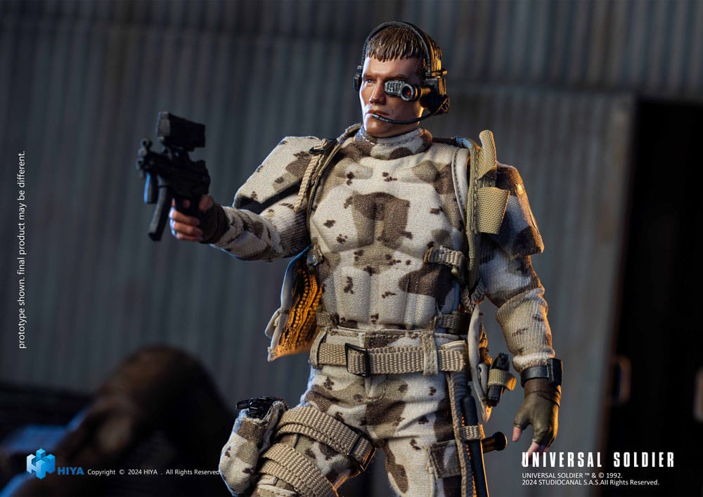 🧪 LAB | SU ORDINAZIONE Universal Soldier Exquisite Super Series Actionfigur 1/12 Andrew Scott 16 cm