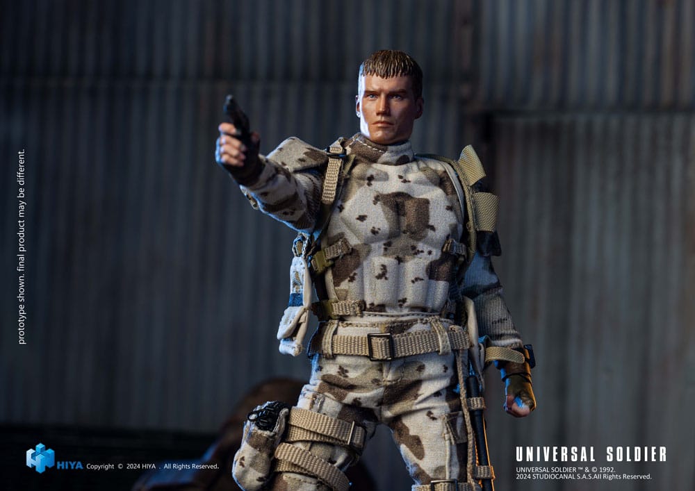 🧪 LAB | SU ORDINAZIONE Universal Soldier Exquisite Super Series Actionfigur 1/12 Andrew Scott 16 cm