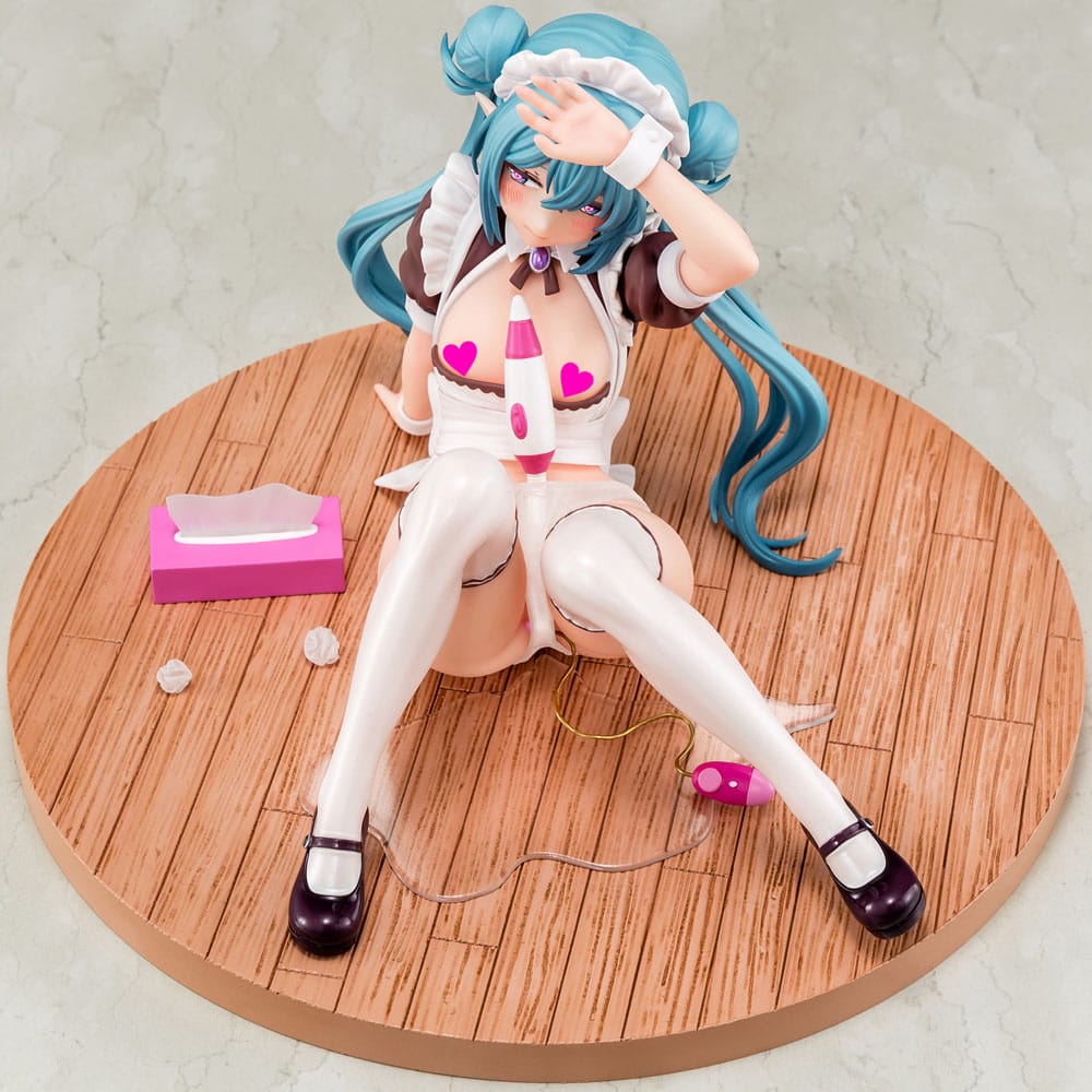 PREORDINE CHIUSO 08/2025 Original Character PVC 1/6 Elf Maid's Sexual Servicing Lime 17 cm (18+)(PREORDINE NON CANCELLABILE)