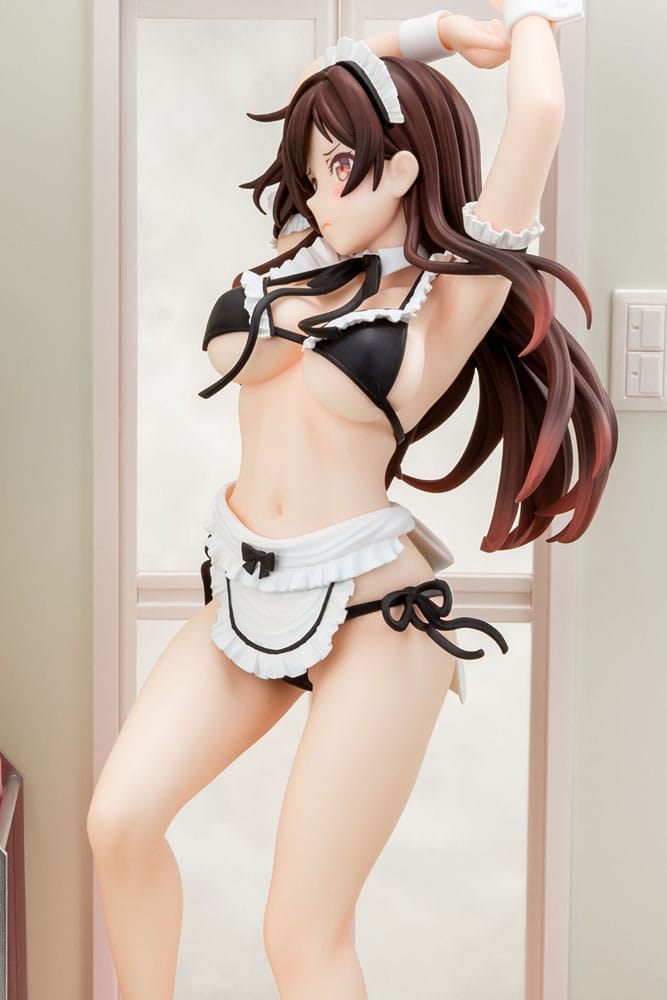 SU ORDINAZIONE Rent-A-Girlfriend PVC Statue 1/6 Chizuru Mizuhara Maid Bikini ni Okigae 30 cm