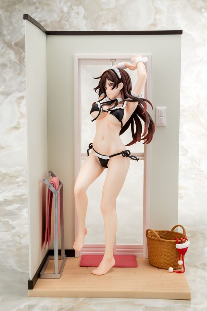 SU ORDINAZIONE Rent-A-Girlfriend PVC Statue 1/6 Chizuru Mizuhara Maid Bikini ni Okigae 30 cm