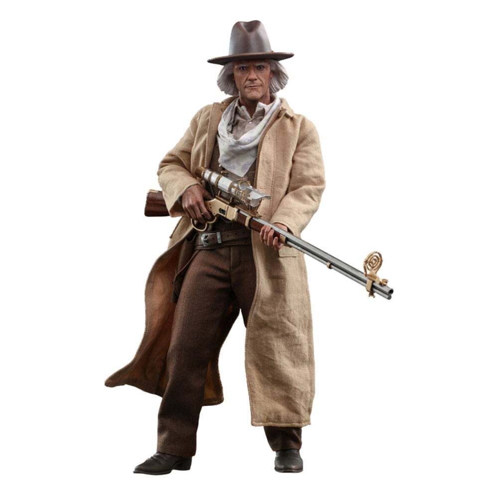 SU ORDINAZIONE Back To The Future III Movie Masterpiece Action Figure 1/6 Doc Brown 32 cm *PREZZO SPECIALE*