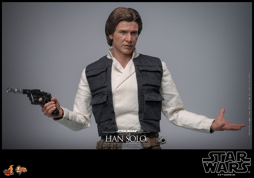 PREORDINE CHIUSO 06/2025 Star Wars: Episode VI Action Figure 1/6 Han Solo 30 cm (PREORDINE NON CANCELLABILE)
