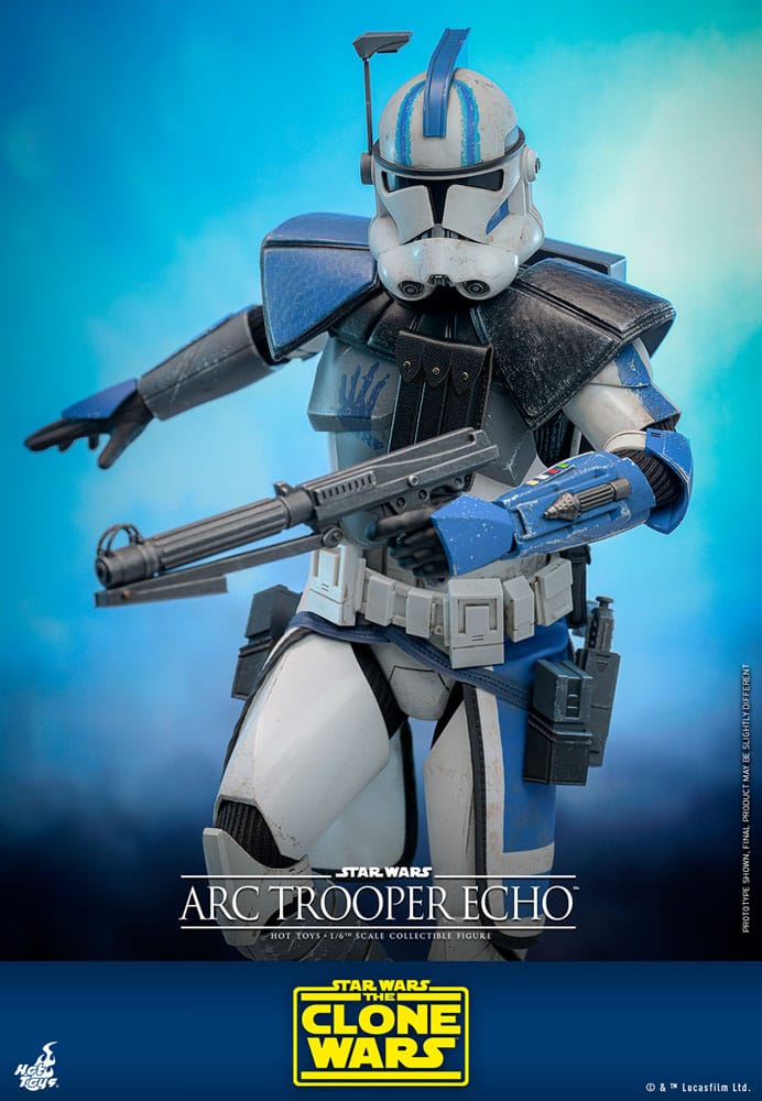 🧪 LAB | SU ORDINAZIONE Star Wars: The Clone Wars Action Figure 1/6 Arc Trooper Echo 30 cm