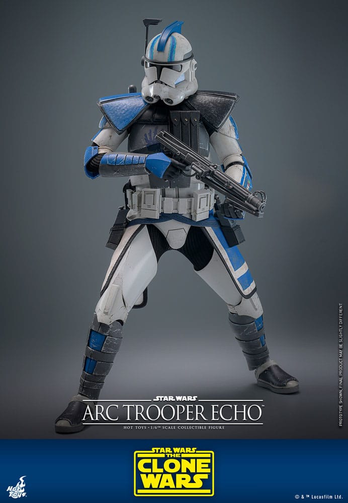 🧪 LAB | SU ORDINAZIONE Star Wars: The Clone Wars Action Figure 1/6 Arc Trooper Echo 30 cm