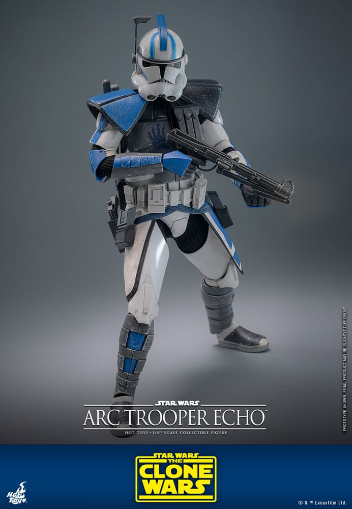 🧪 LAB | SU ORDINAZIONE Star Wars: The Clone Wars Action Figure 1/6 Arc Trooper Echo 30 cm