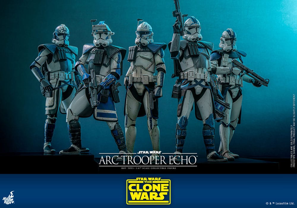🧪 LAB | SU ORDINAZIONE Star Wars: The Clone Wars Action Figure 1/6 Arc Trooper Echo 30 cm