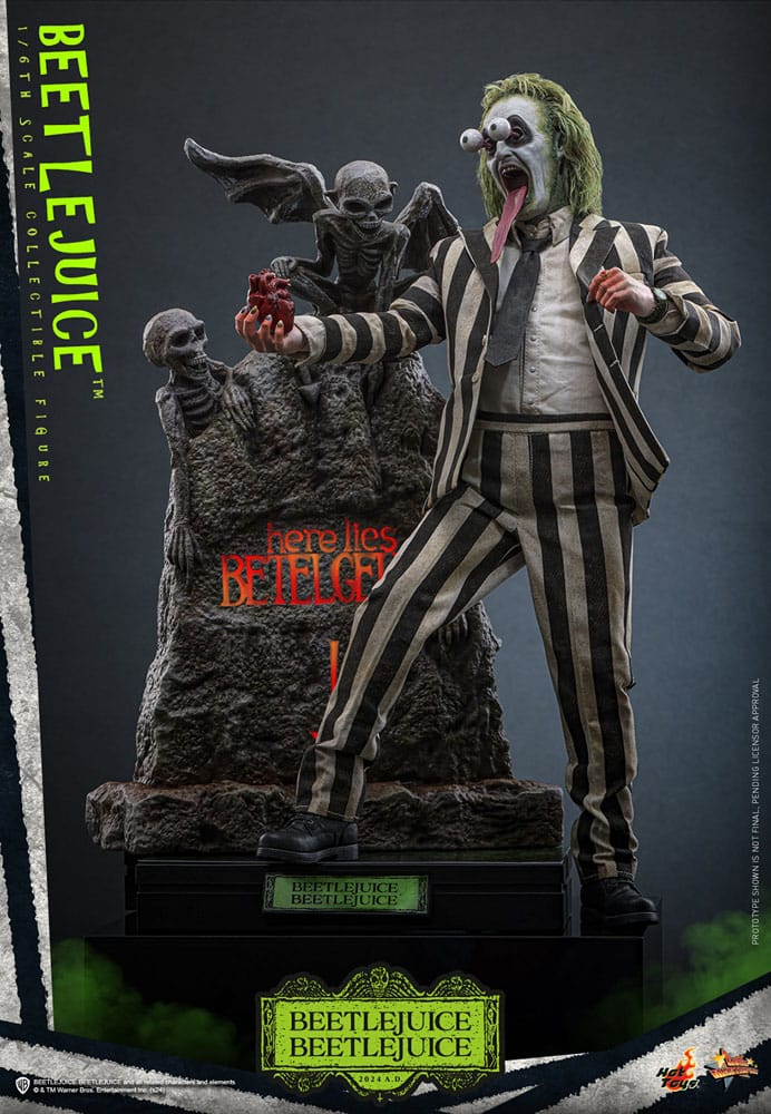 🧪 LAB | SU ORDINAZIONE Beetlejuice Beetlejuice Movie Masterpiece Action Figure 1/6 Beetlejuice 30 cm