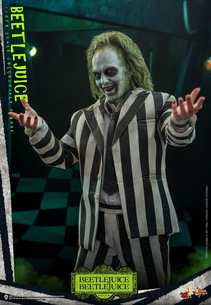 🧪 LAB | SU ORDINAZIONE Beetlejuice Beetlejuice Movie Masterpiece Action Figure 1/6 Beetlejuice 30 cm