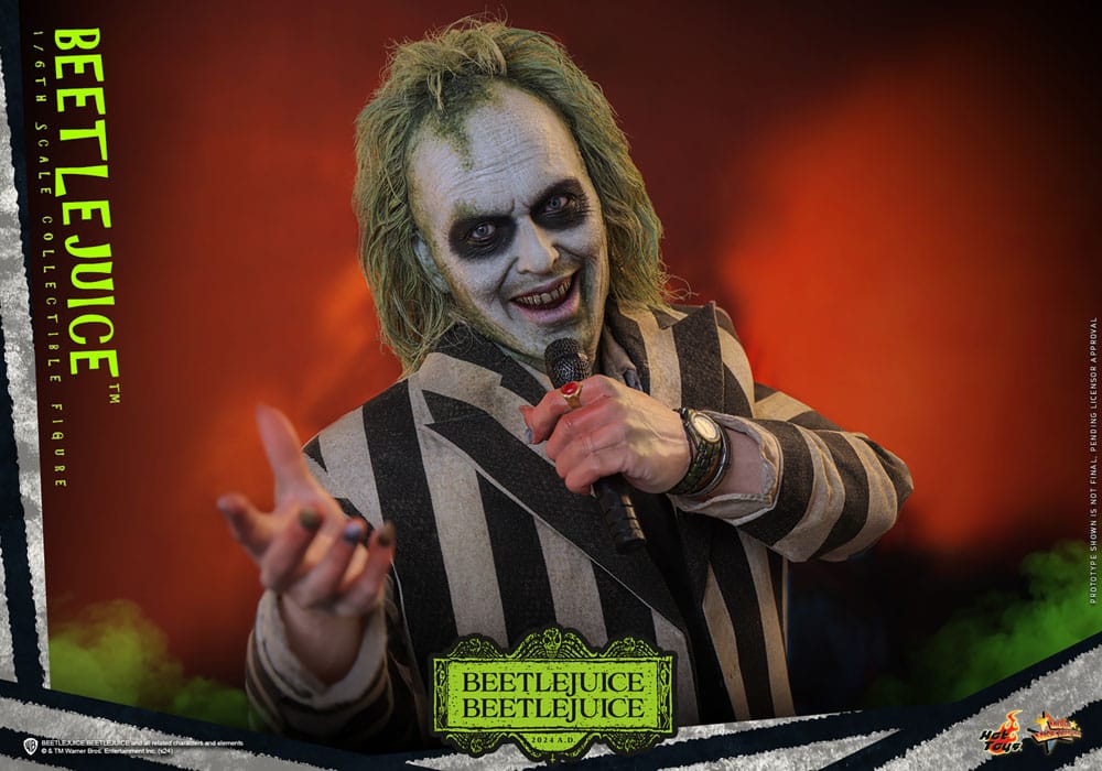 🧪 LAB | SU ORDINAZIONE Beetlejuice Beetlejuice Movie Masterpiece Action Figure 1/6 Beetlejuice 30 cm